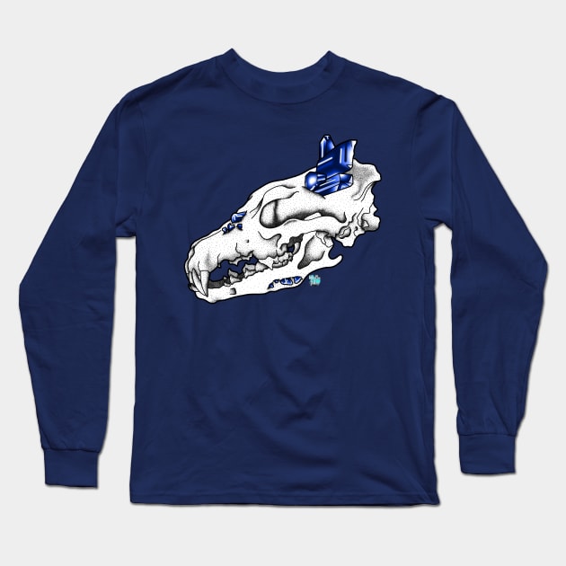 Coyote x Sapphire Long Sleeve T-Shirt by ColorMix Studios